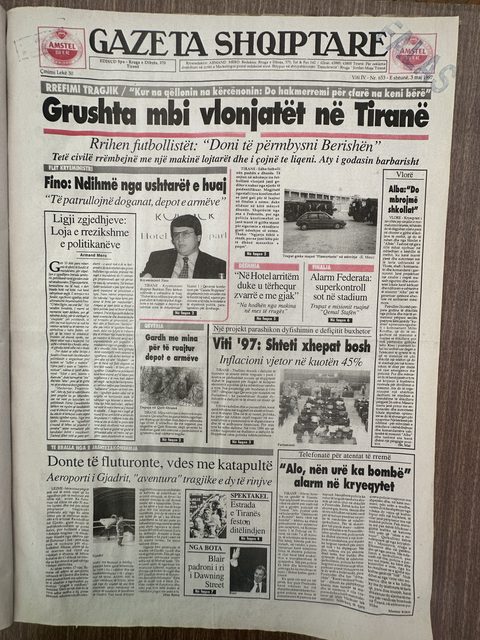 Gazeta Shqiptare 1997-05-03